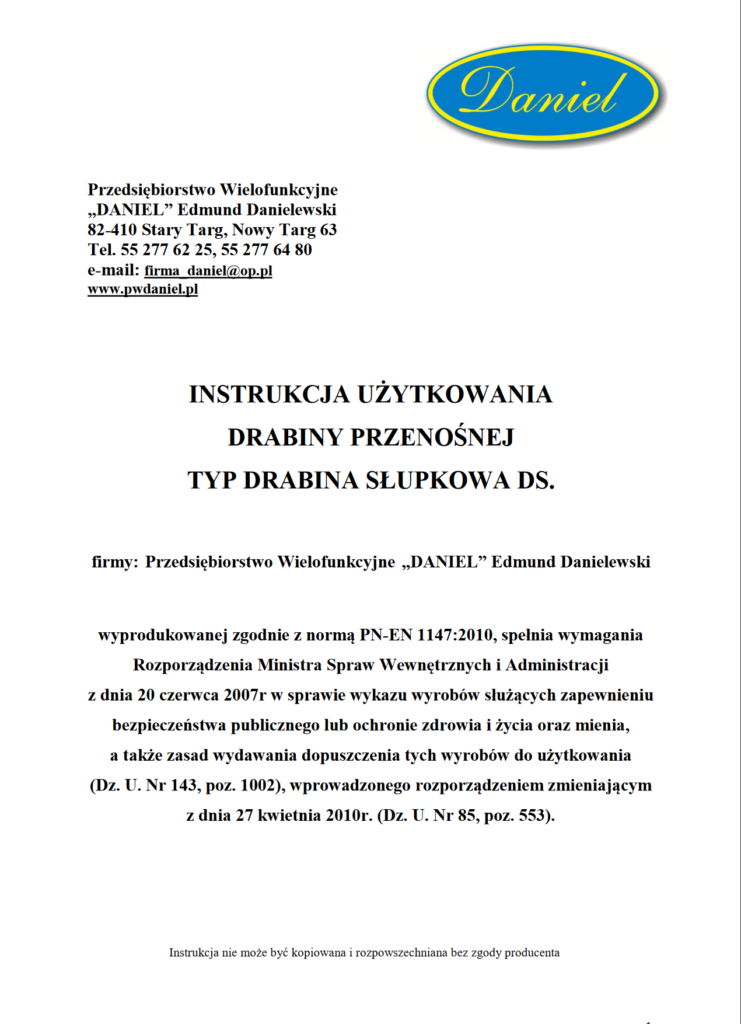 Screenshot 2024 10 29 at 11 23 00 Microsoft Word Insyrukcja u ytkowania drabiny przeno nej typ drabina sBupkowa.docx Instrukcja uzytkowania Drabina przenosna typ drabina slupkowa DS.pdf